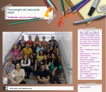 Pedagogia desenvolve blog sobre Tecnologia em Educação